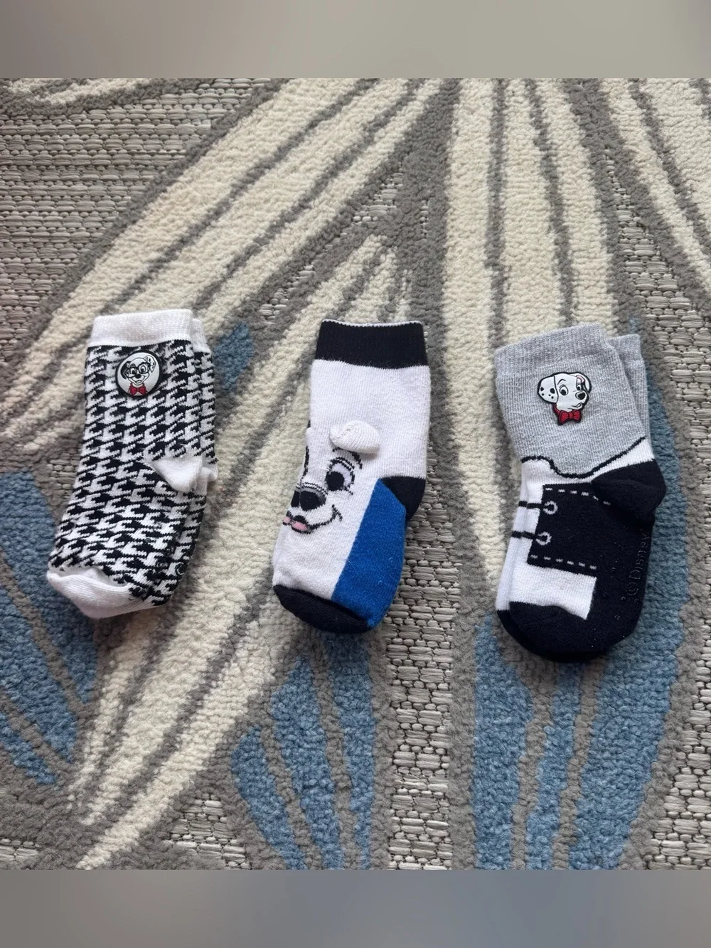 Disney Baby 101 Dalmatians 3 Pair Baby Grippy Socks